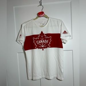 Women’s medium Adidas T Shirt, Canada Olympic Team